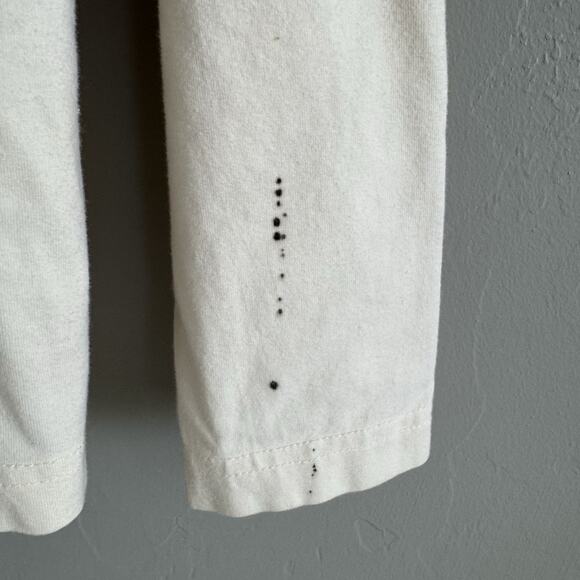 WoolRich Long Sleeve Crew Neck T-Shirt Woman’s Size M Ivory Cream Off White - Picture 4 of 10